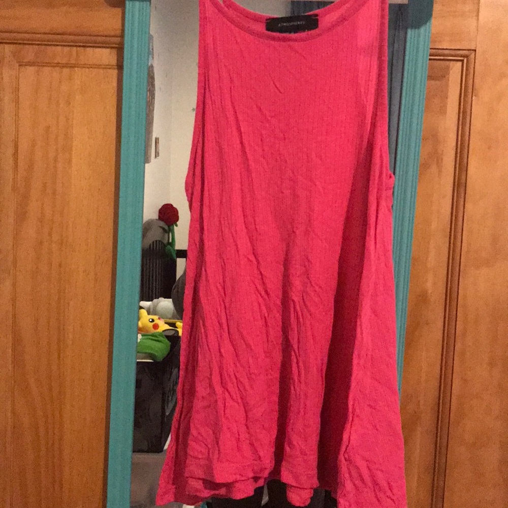Pink tank top. Size 6.